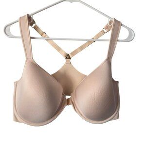 Thirdlove US Womens 38E 24/7 Perfect Coverage Racerback Bra Nude Ivory Comfort